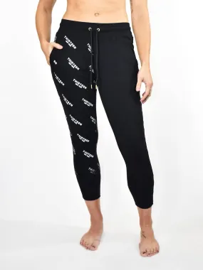 13Ny Contour Crop Jogger In Black