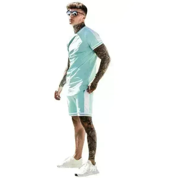 2024 Men's Summer  Short Sports Trendy Track Suit
