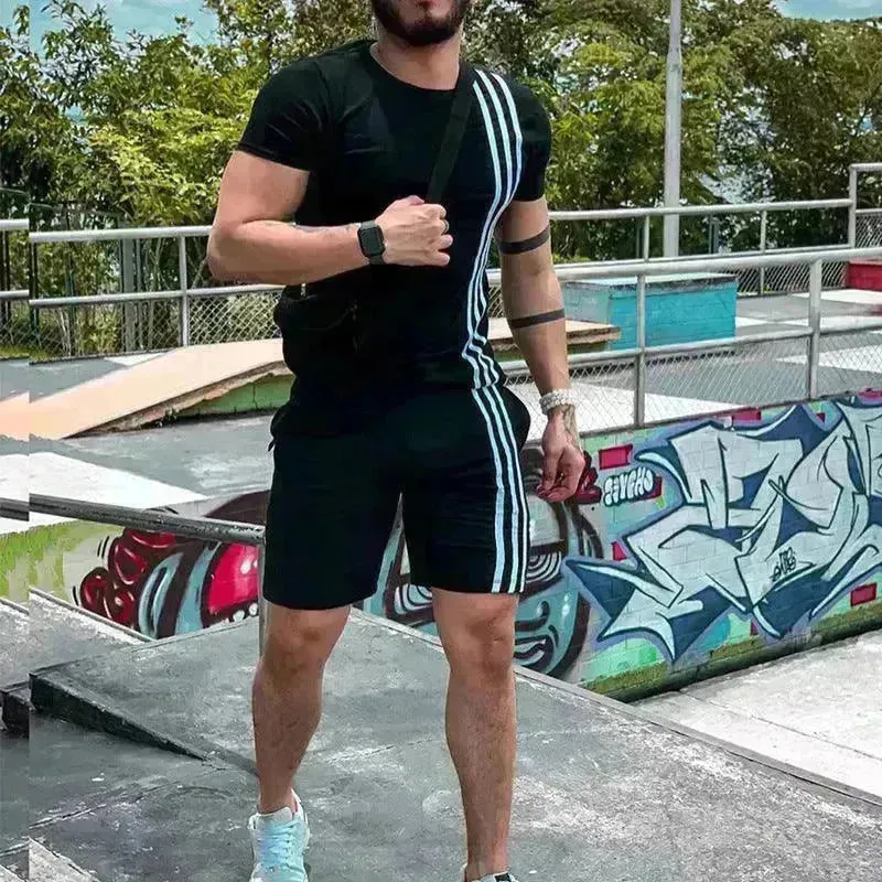 2024 Men's Summer  Short Sports Trendy Track Suit