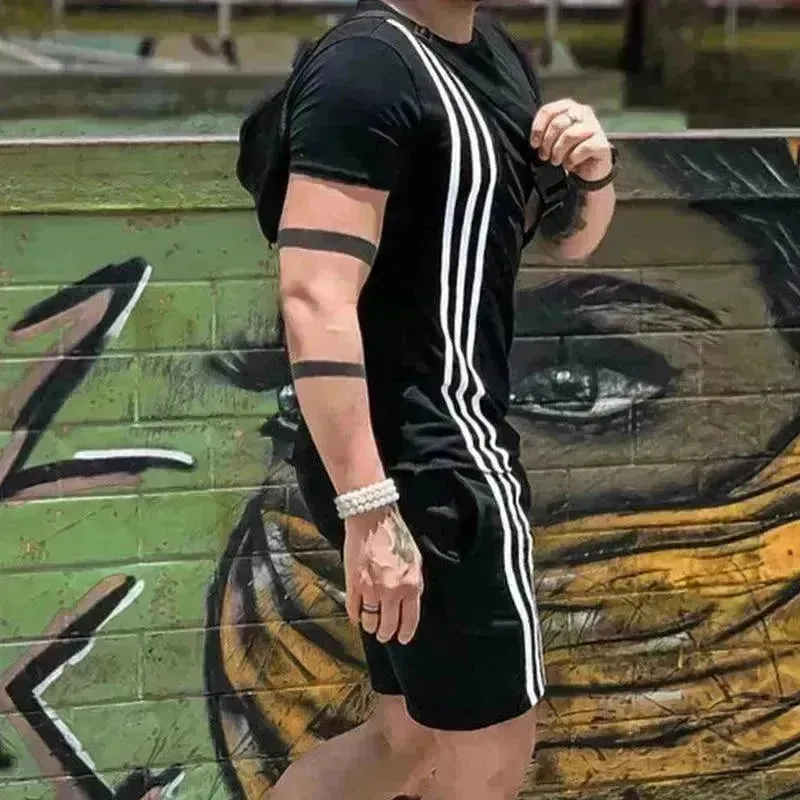 2024 Men's Summer  Short Sports Trendy Track Suit
