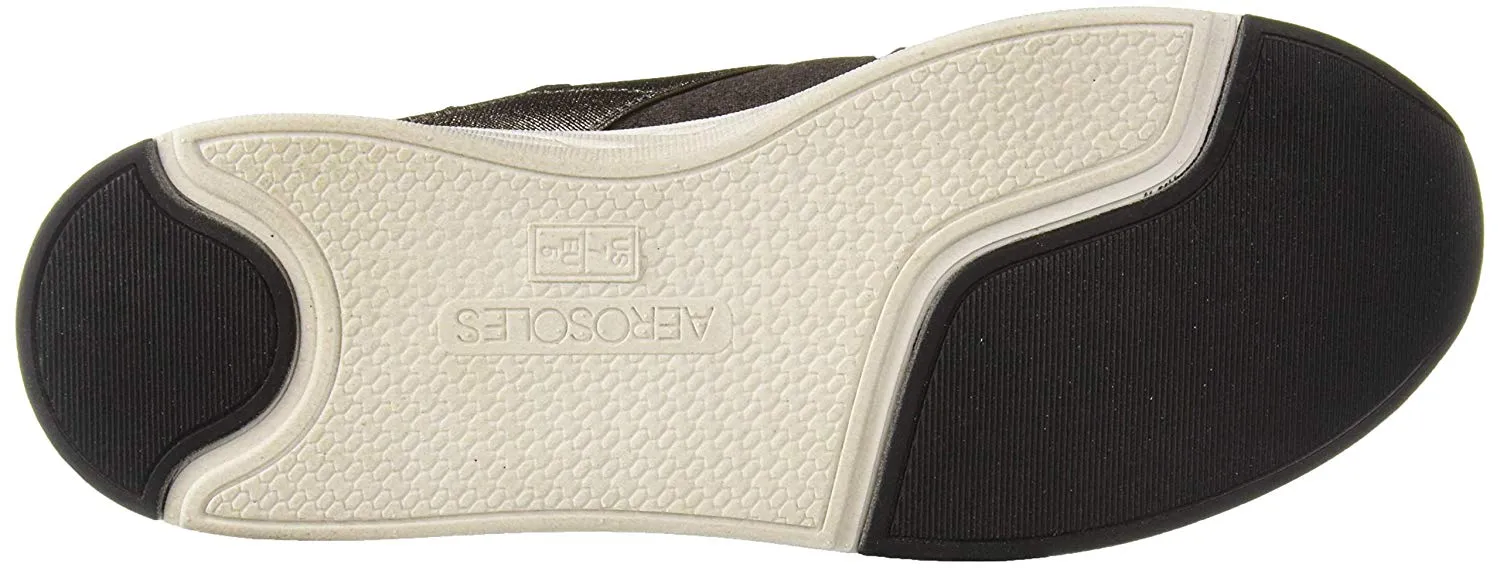 Aerosoles 1ST Single Dk Gray Combo Lace Up Core Comfort Fashion Sneakers