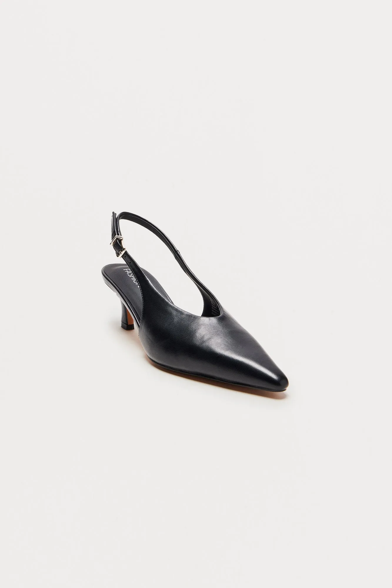 Allura Kitten Heel Pumps - Black