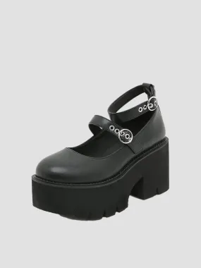 Ankle Strap Mary Janes Pumps Heels