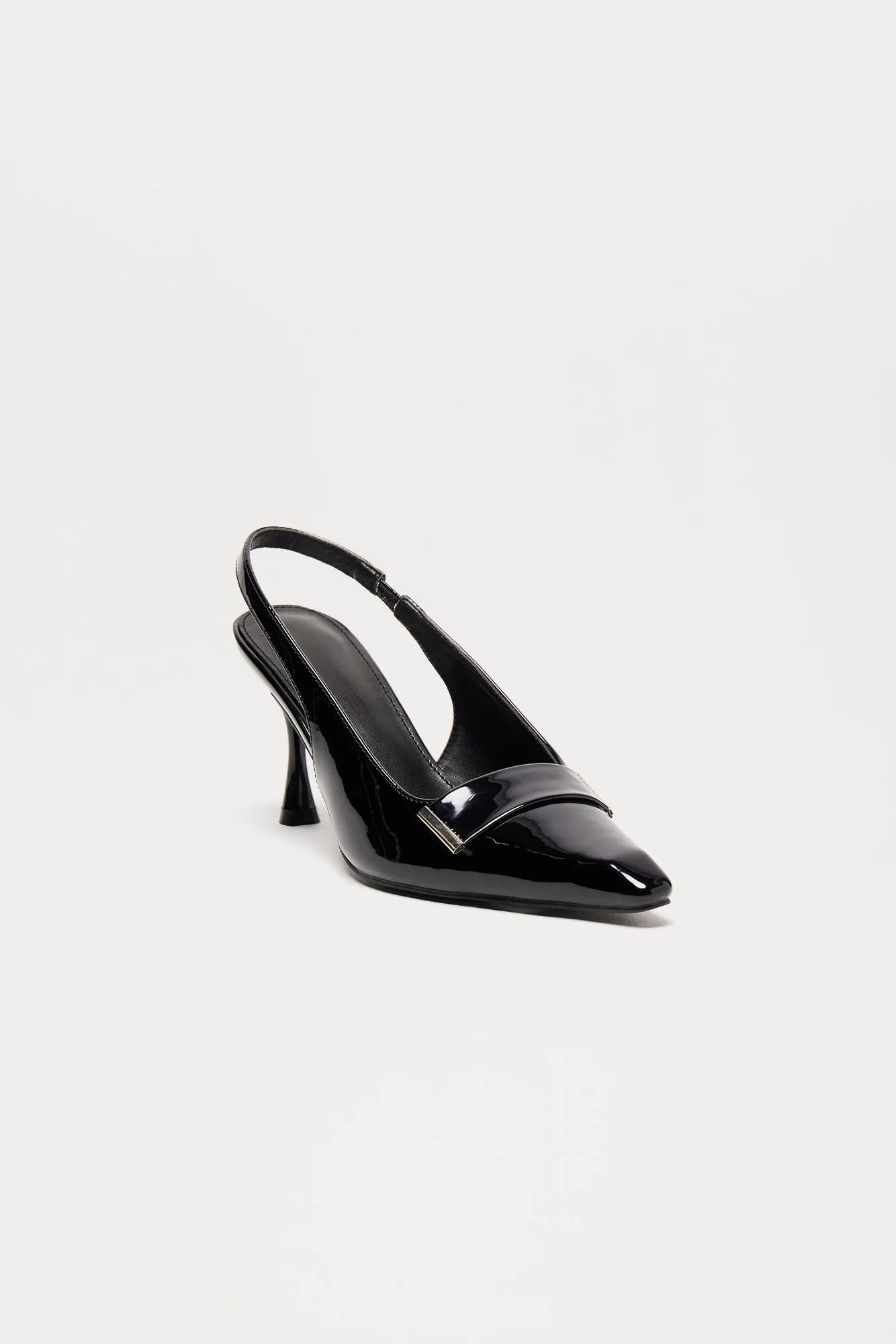 Annette Kitten Heel Pumps - Black