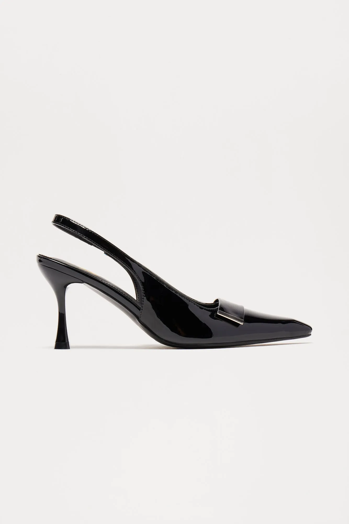Annette Kitten Heel Pumps - Black