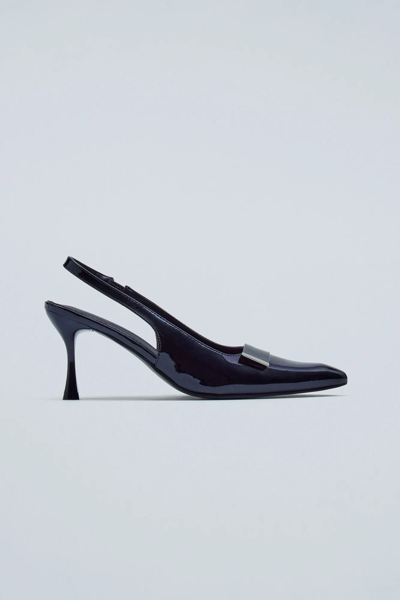 Annette Kitten Heel Pumps - Black