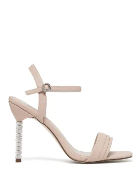 Aurora Stacked Jewelled Heel