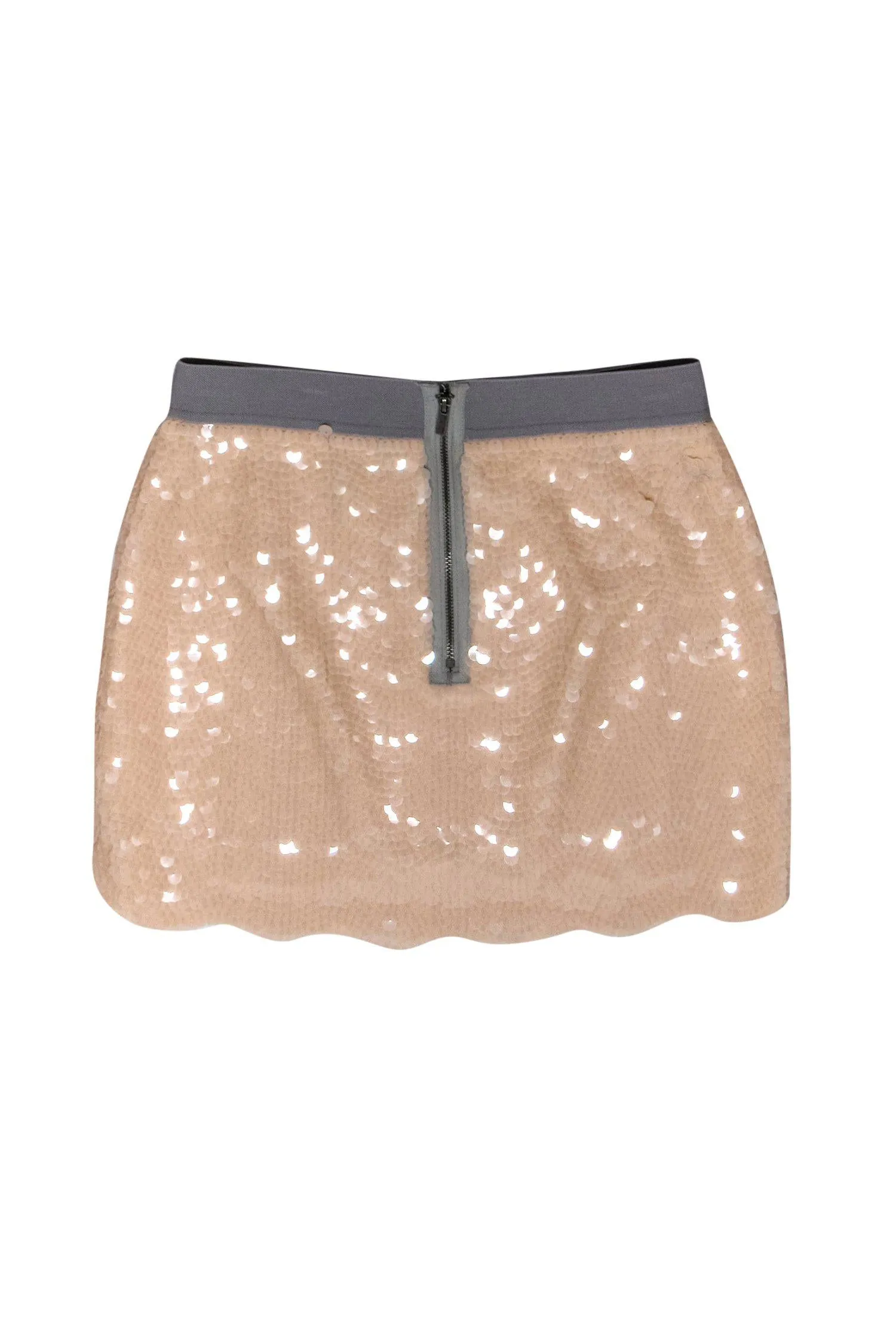 BCBG Max Azria - Light Pink Sequin "Michaela" Miniskirt Sz XS
