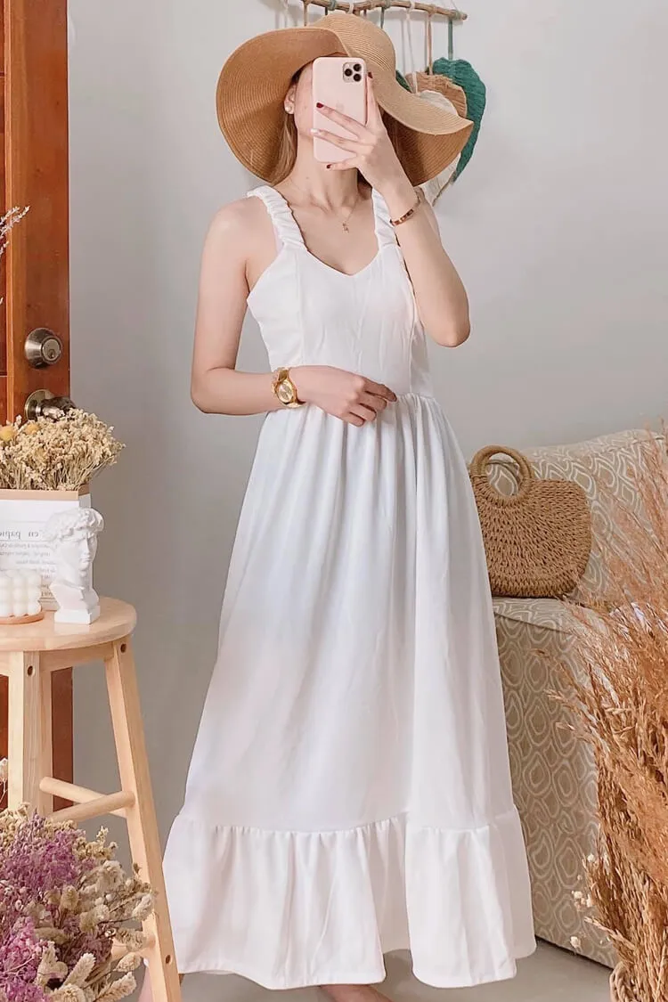 Bella V-Neck Maxi Dress