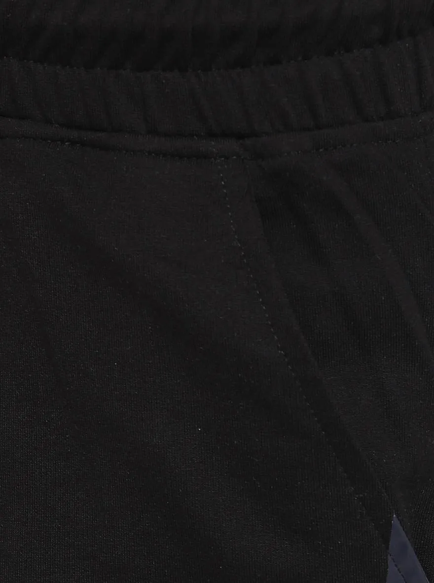 Black Solid Slim Fit Shorts | JadeBlue