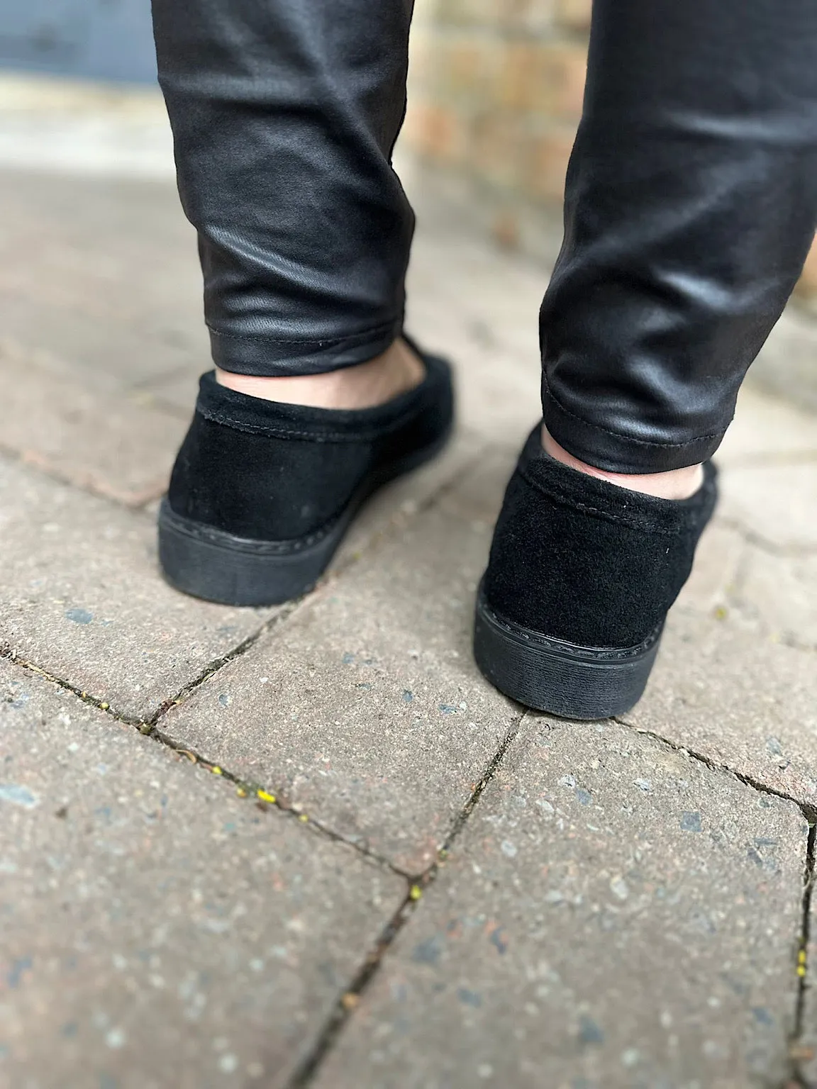 Black Suede Loafers