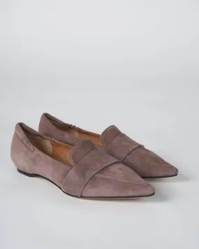 camoscio nude - inner wedge loafer - camoscio nude