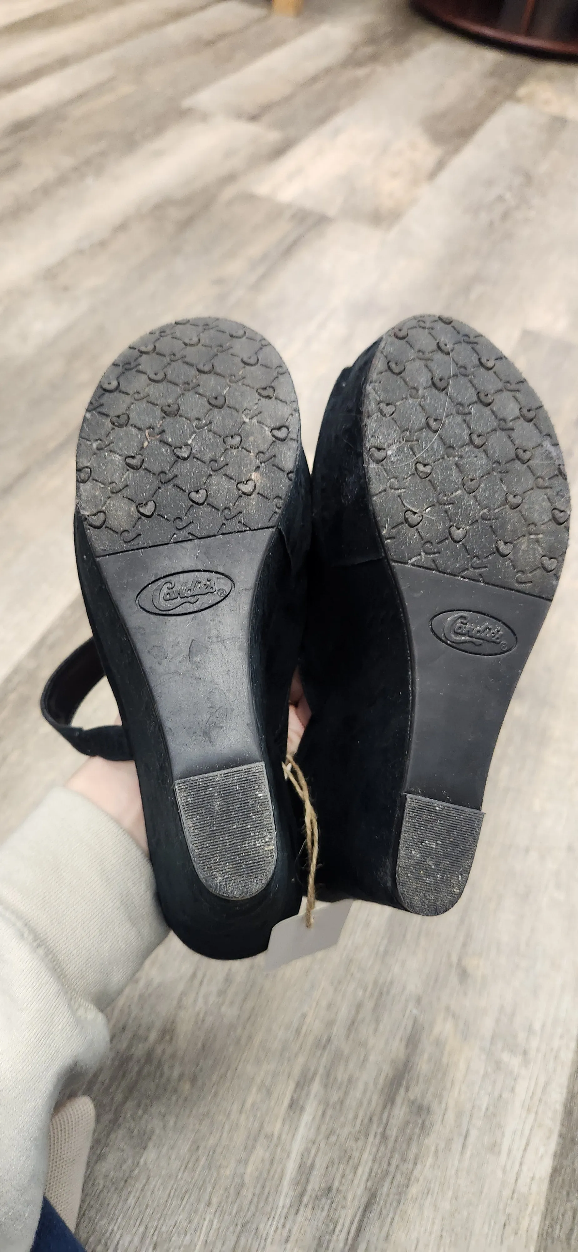 Candies Black Wedges Size 8.5 RS 37