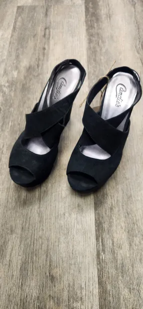 Candies Black Wedges Size 8.5 RS 37