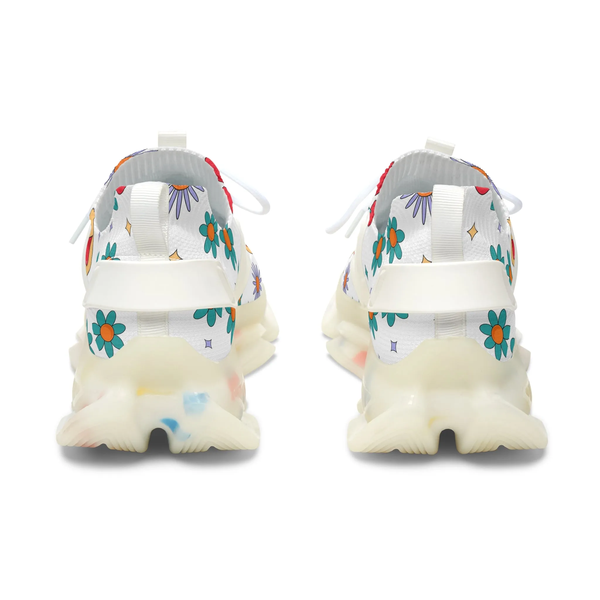 Cherries and Fruit Women's Mesh Sneakers