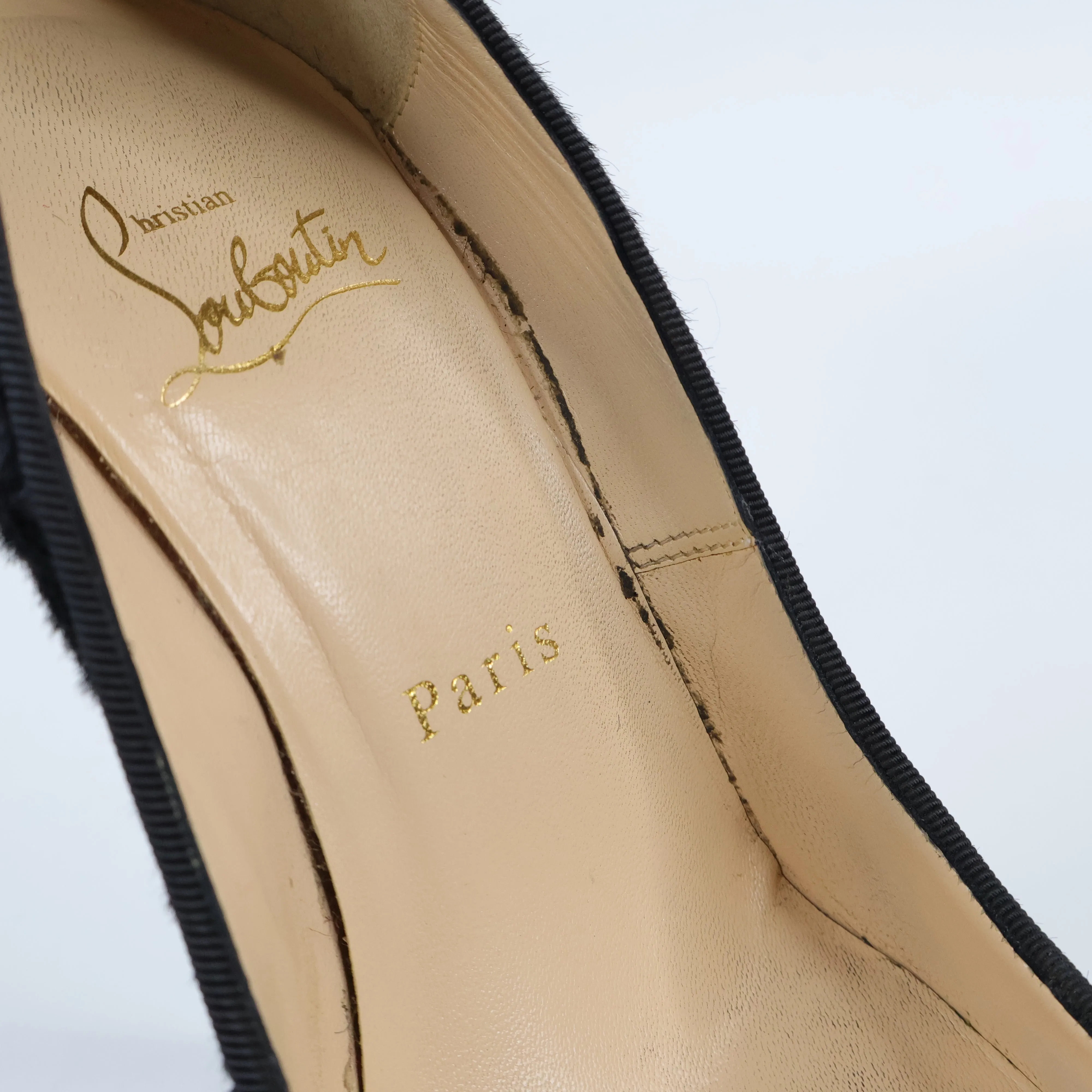 Christian Louboutin Pumps Daffodile Pony Hair Black