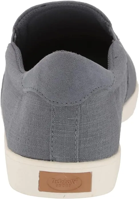 Dr. Scholl's Madison Oxide Blue Linen Slip On Low Top Fashion Sneakers