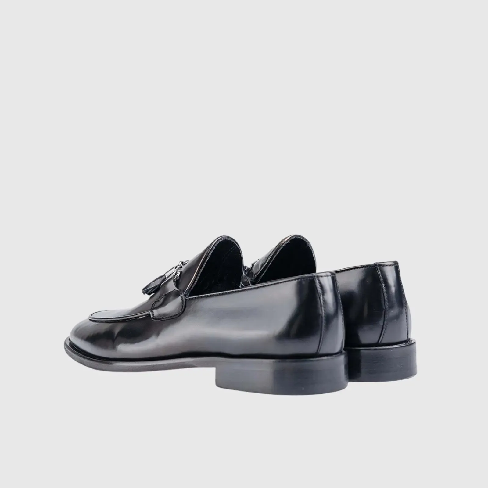 Dress Tassel Loafers 4-57 Black
