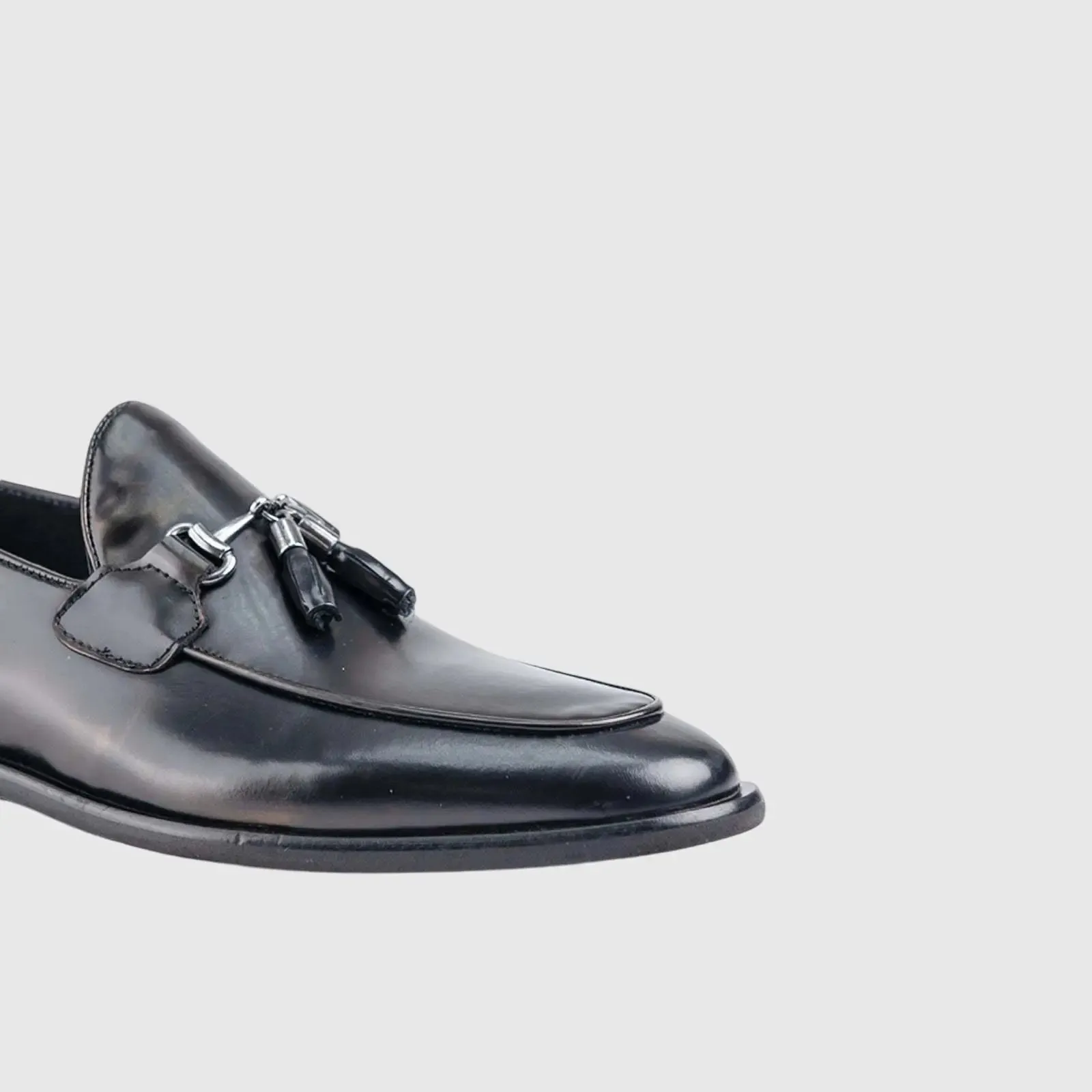 Dress Tassel Loafers 4-57 Black