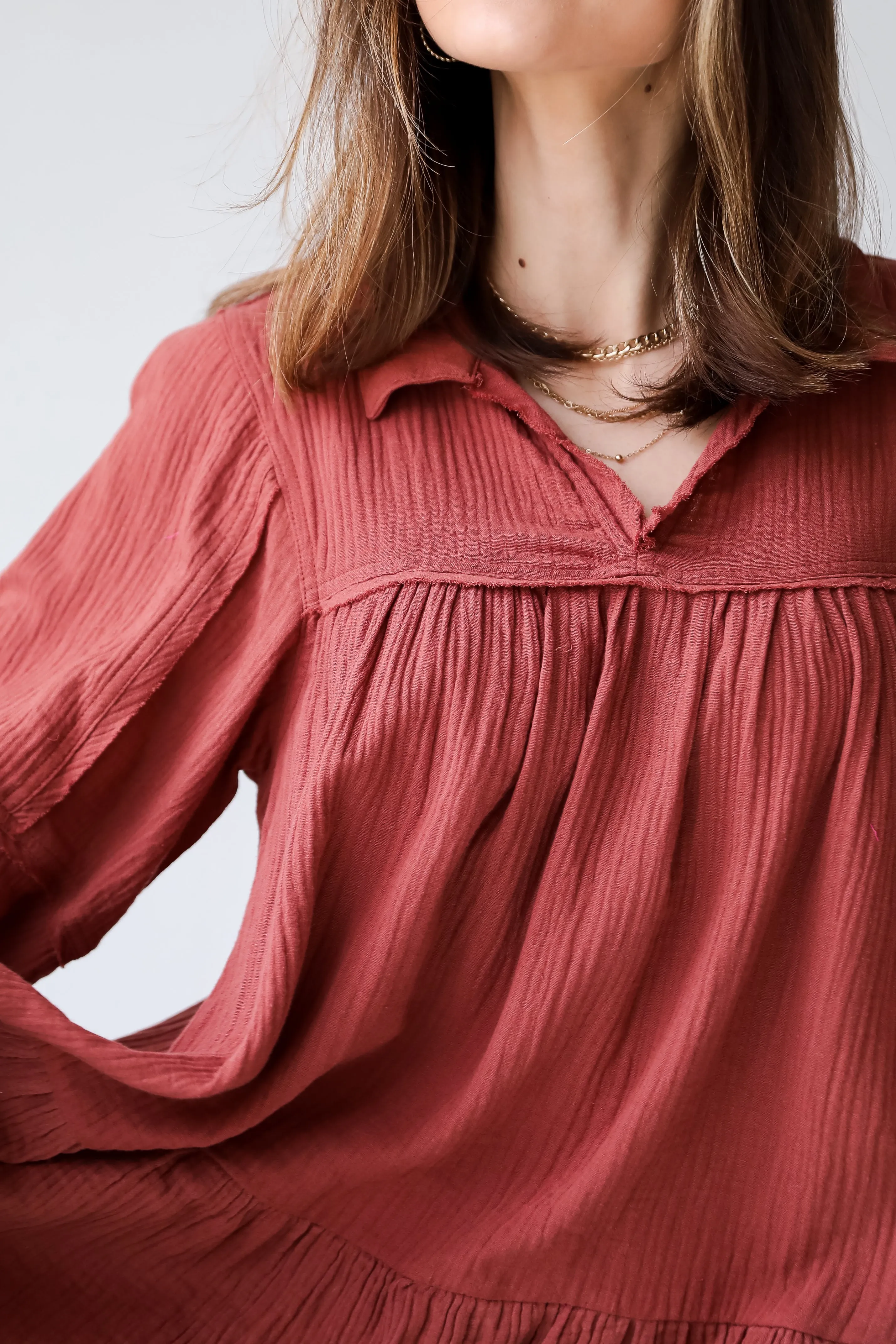 FINAL SALE - Modern Direction Linen Mini Dress