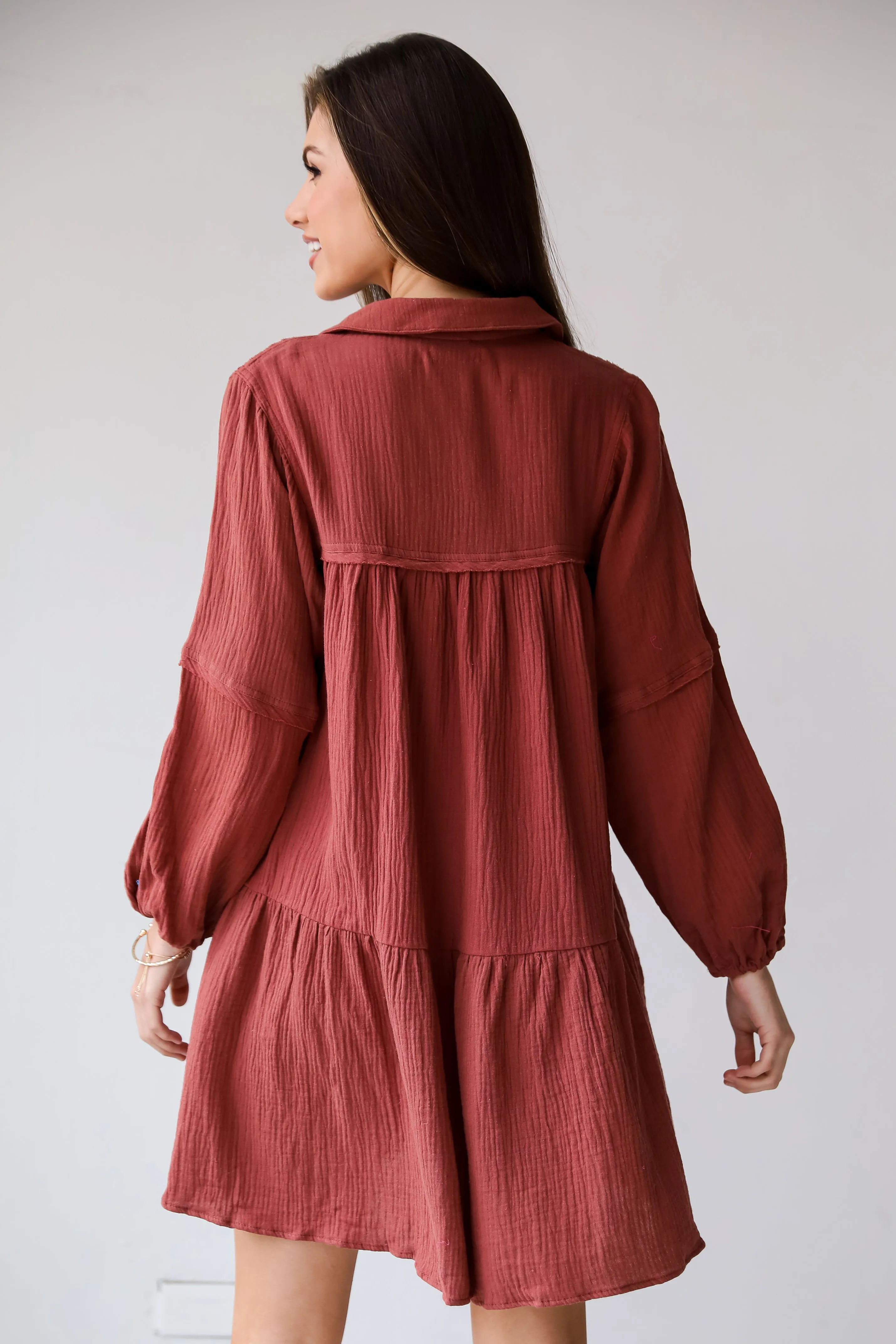 FINAL SALE - Modern Direction Linen Mini Dress