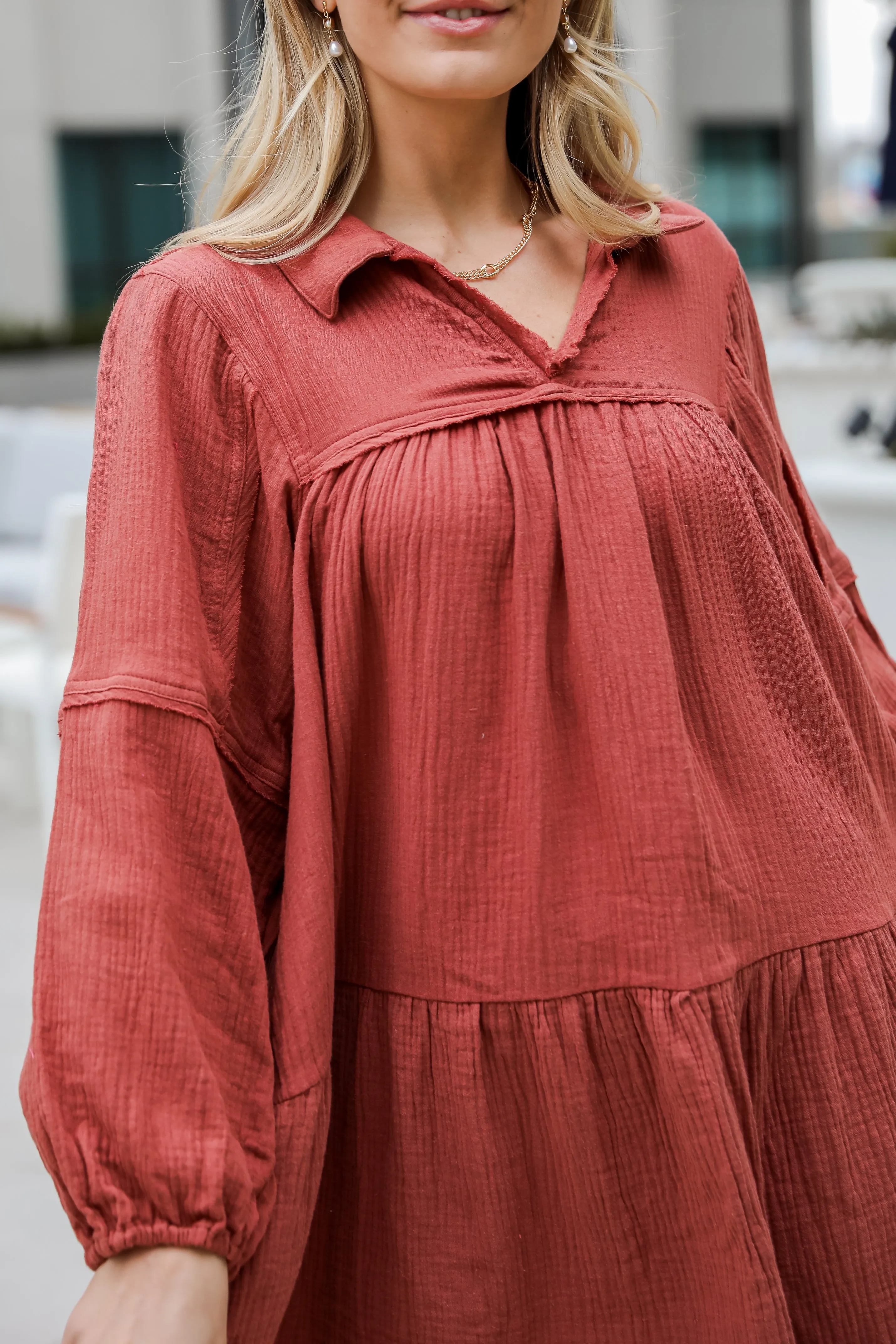 FINAL SALE - Modern Direction Linen Mini Dress