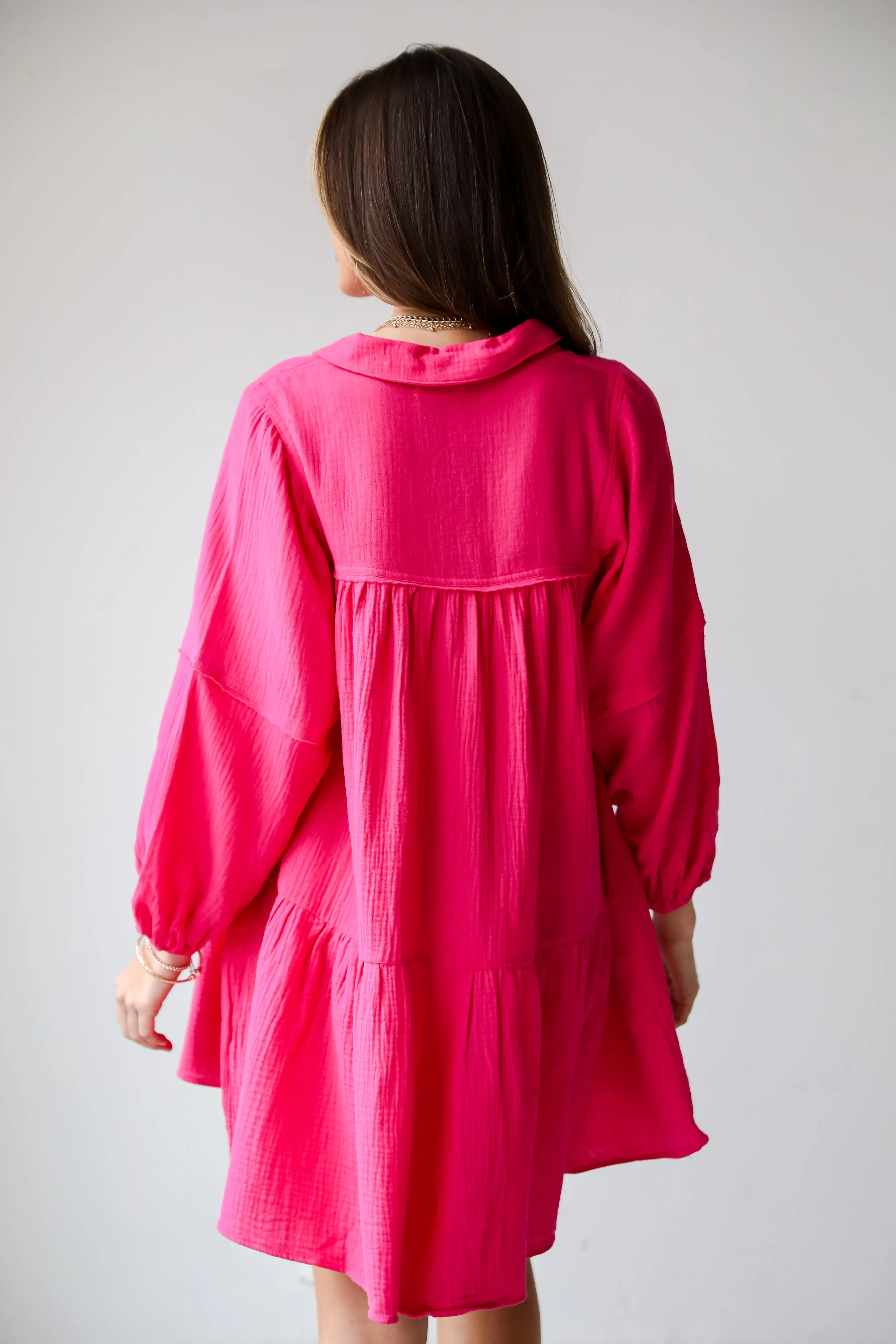 FINAL SALE - Modern Direction Linen Mini Dress