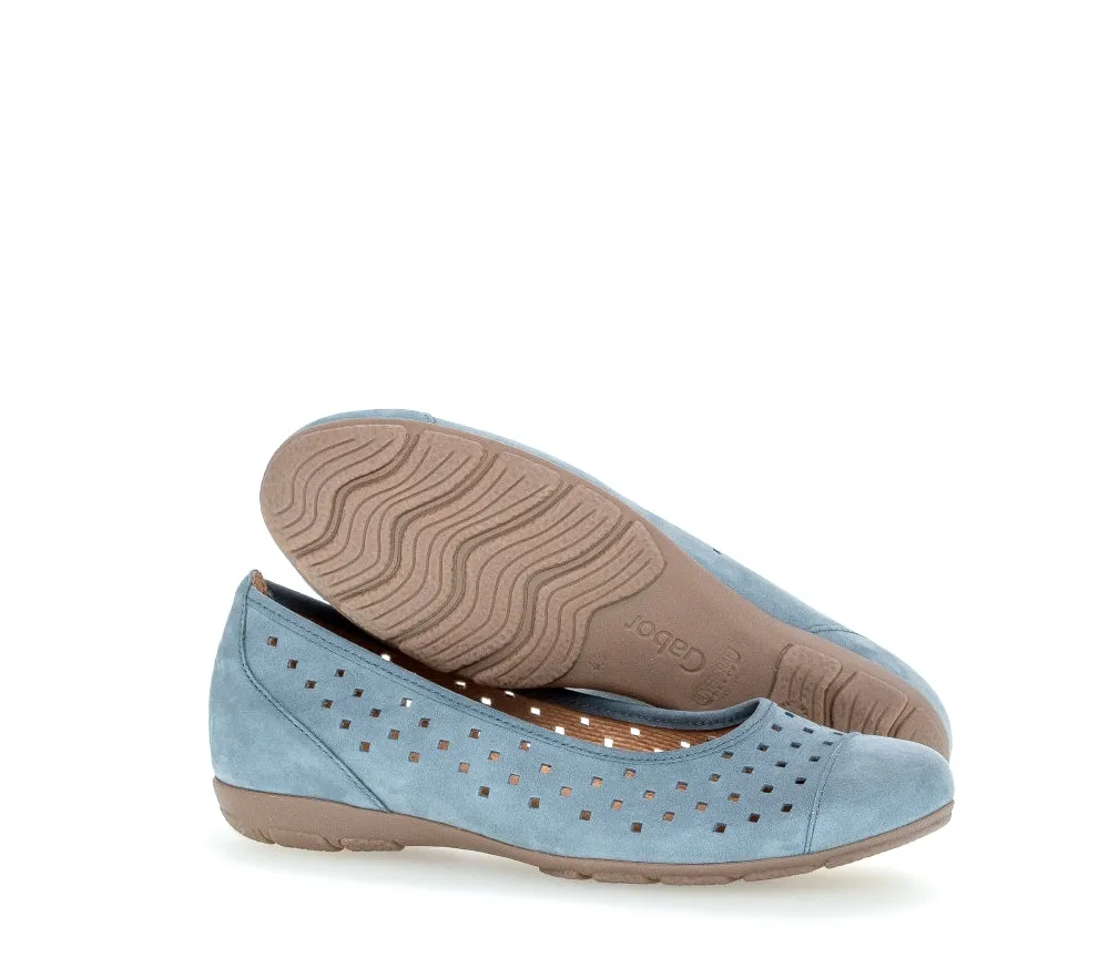 Gabor Ruffle 24.169 Ladies Ballet Pumps