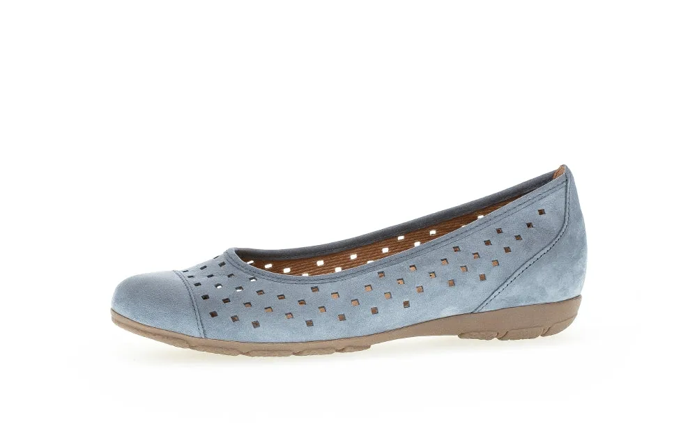 Gabor Ruffle 24.169 Ladies Ballet Pumps