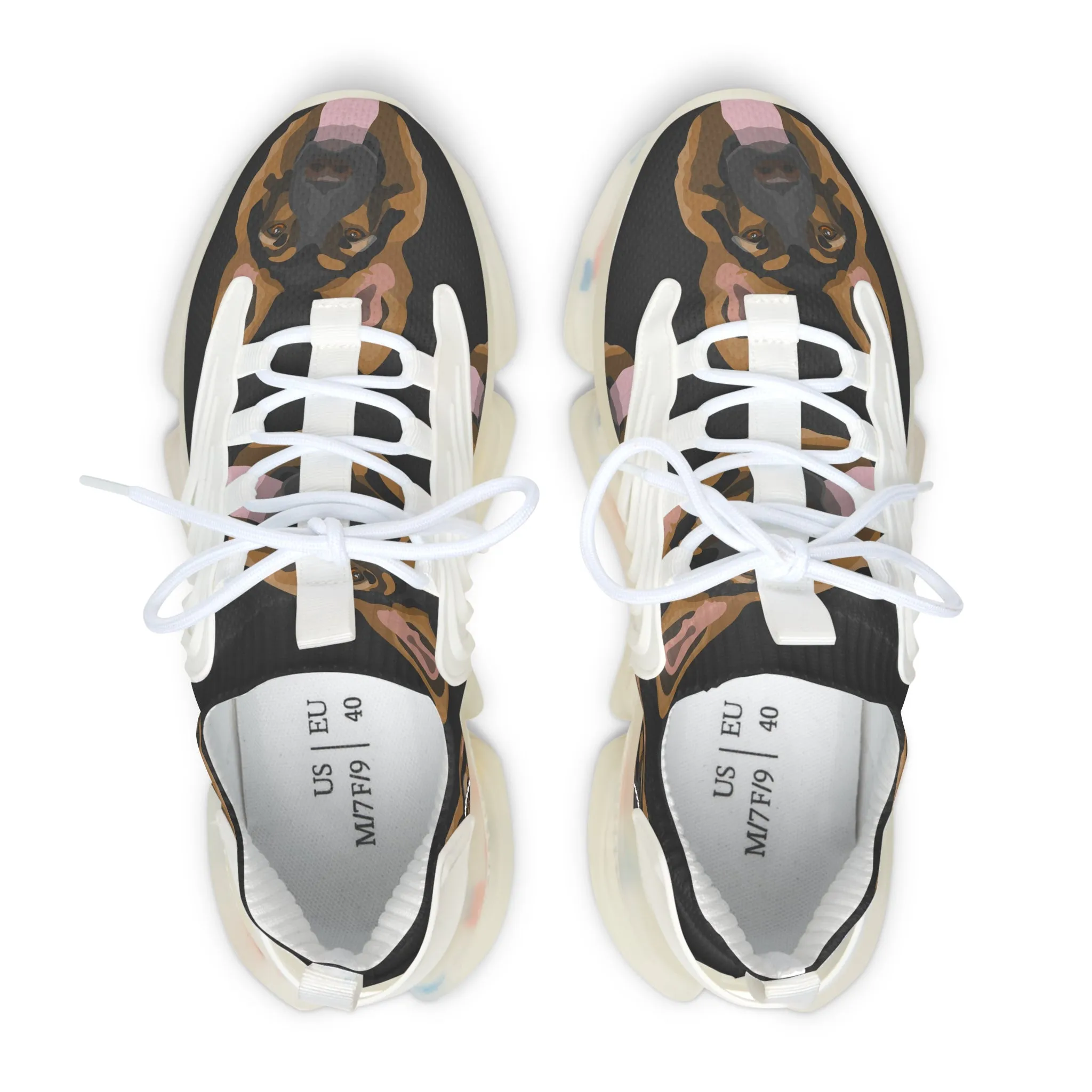 German Shepherd Women's Mesh Sneakers