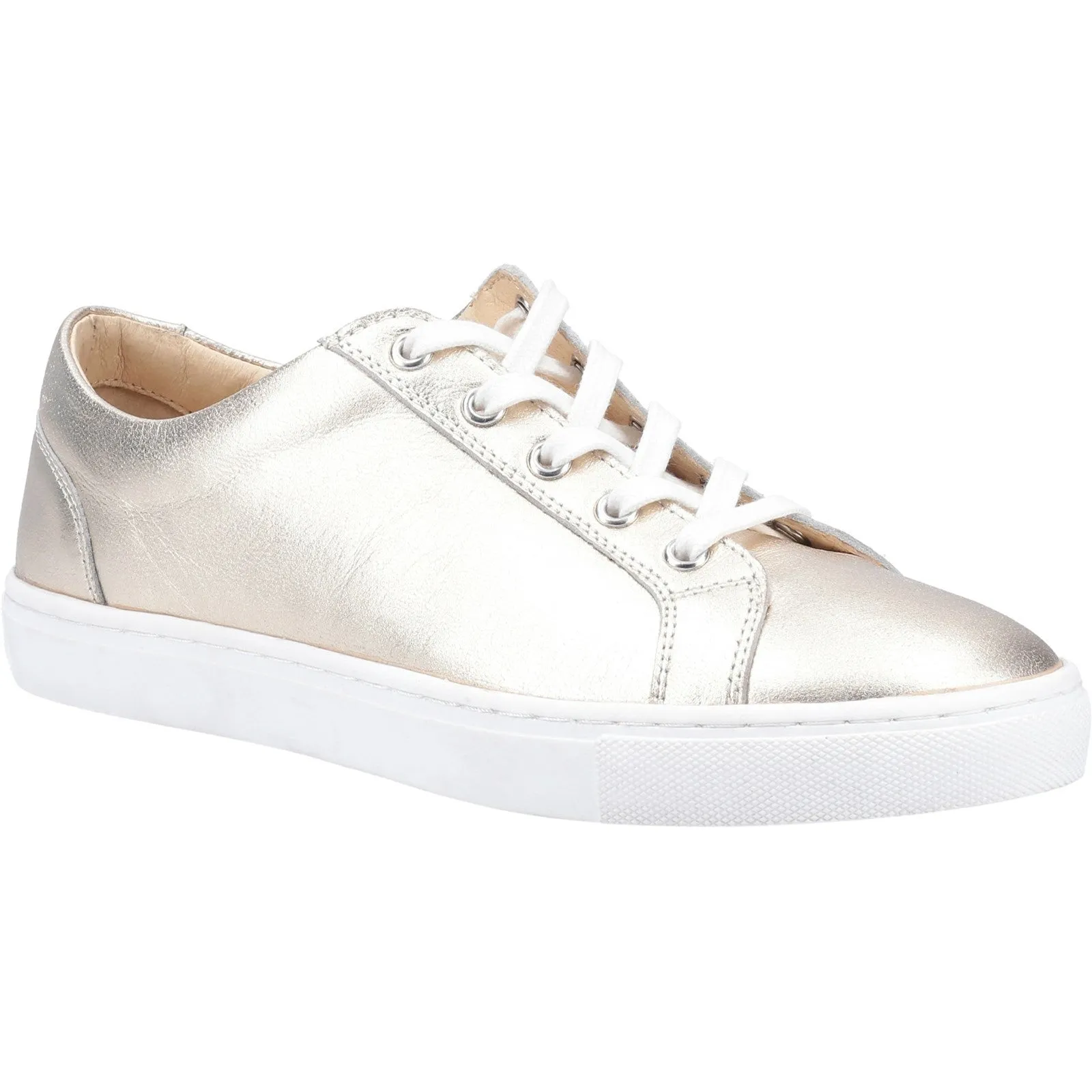 Hush Puppies Womens Tessa Lace Up Leather Shoes