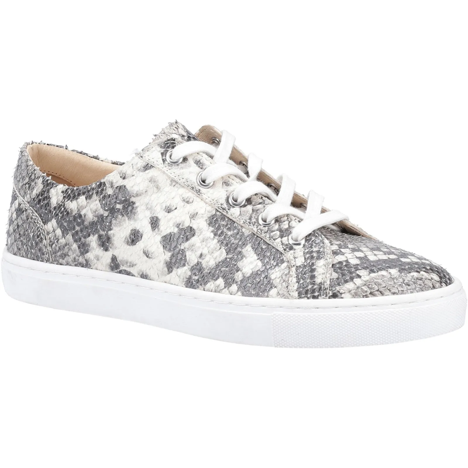 Hush Puppies Womens Tessa Lace Up Leather Shoes
