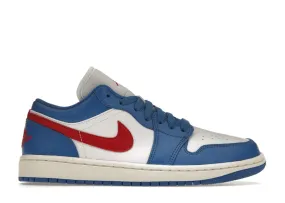 Jordan 1 Low Sport Blue Gym Red (Women'S)