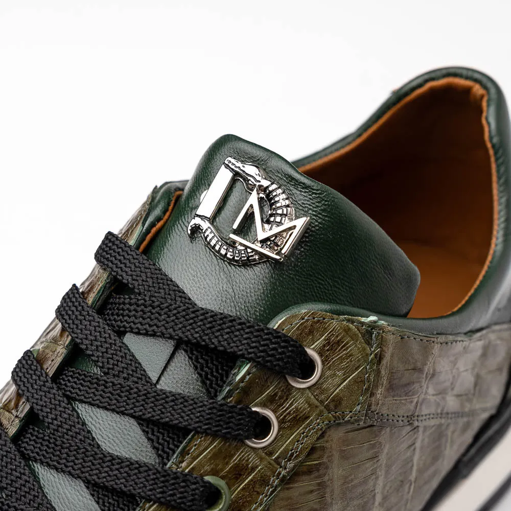 Marco Di Milano Portici Caiman-lizard Teju and Rubber Green