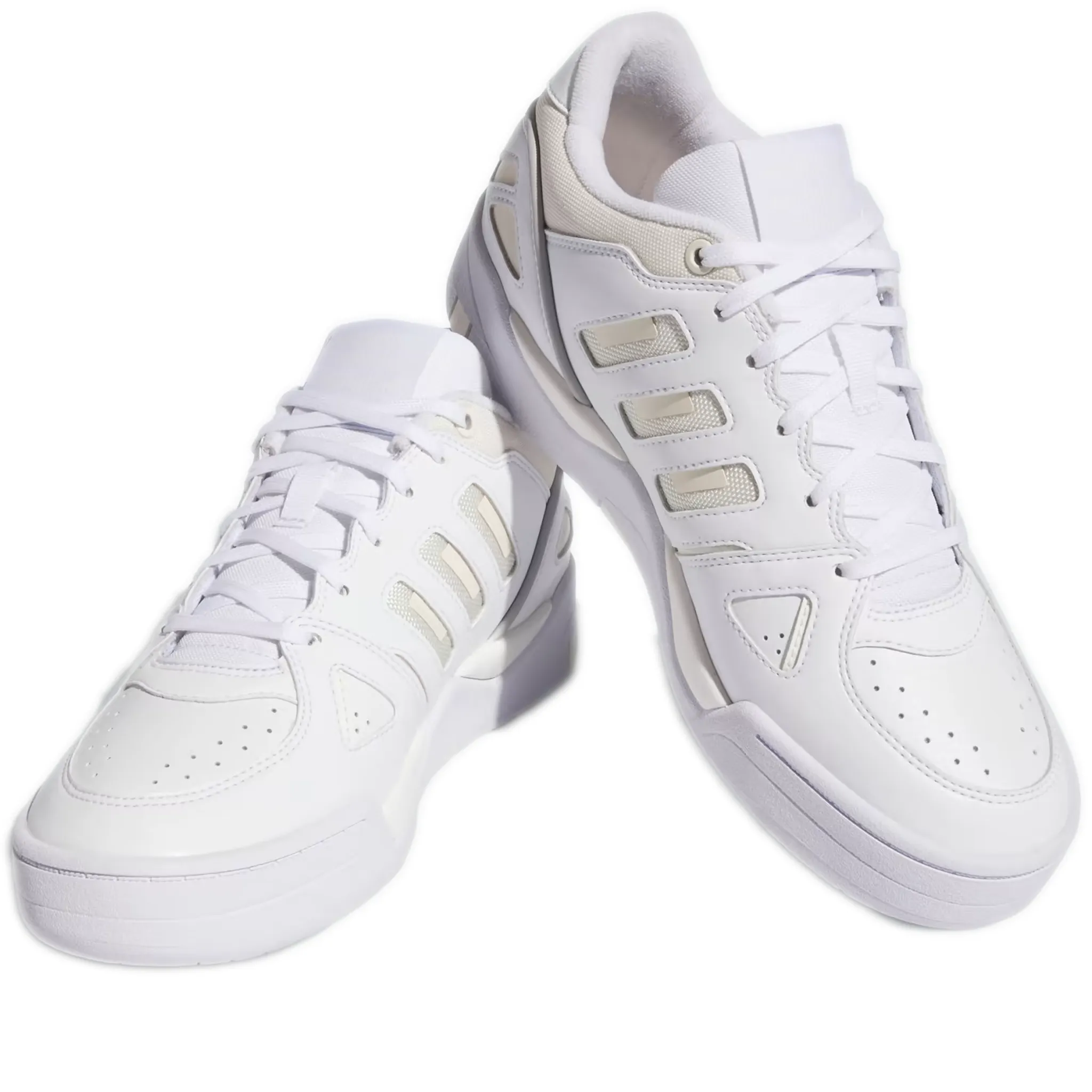 Men's Adidas Midcity Low Shoes - Cloud White / Cloud White / Grey One