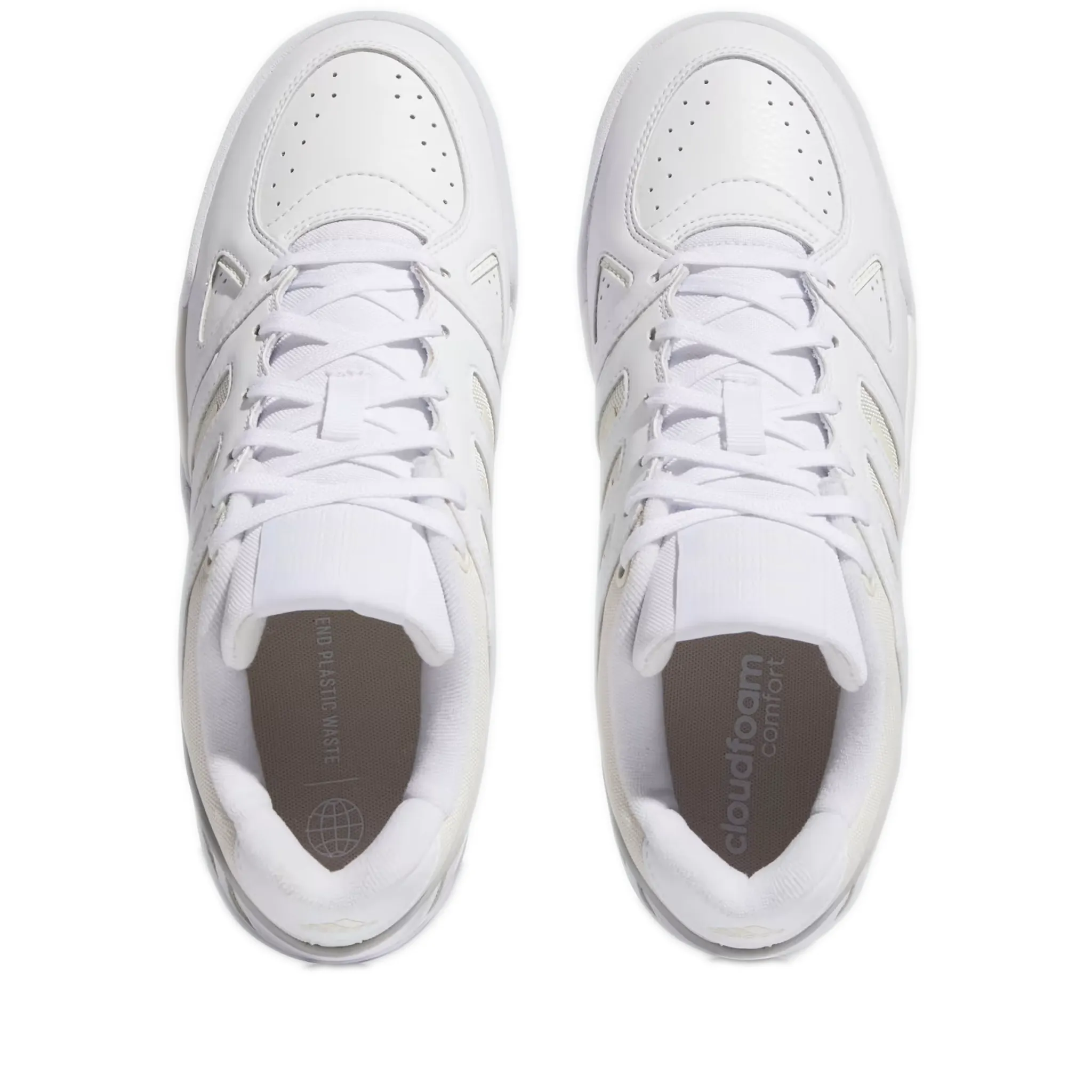 Men's Adidas Midcity Low Shoes - Cloud White / Cloud White / Grey One