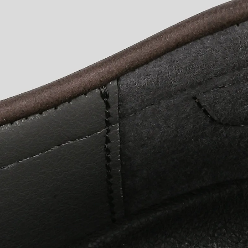 Men's British style casual lace-up loafers