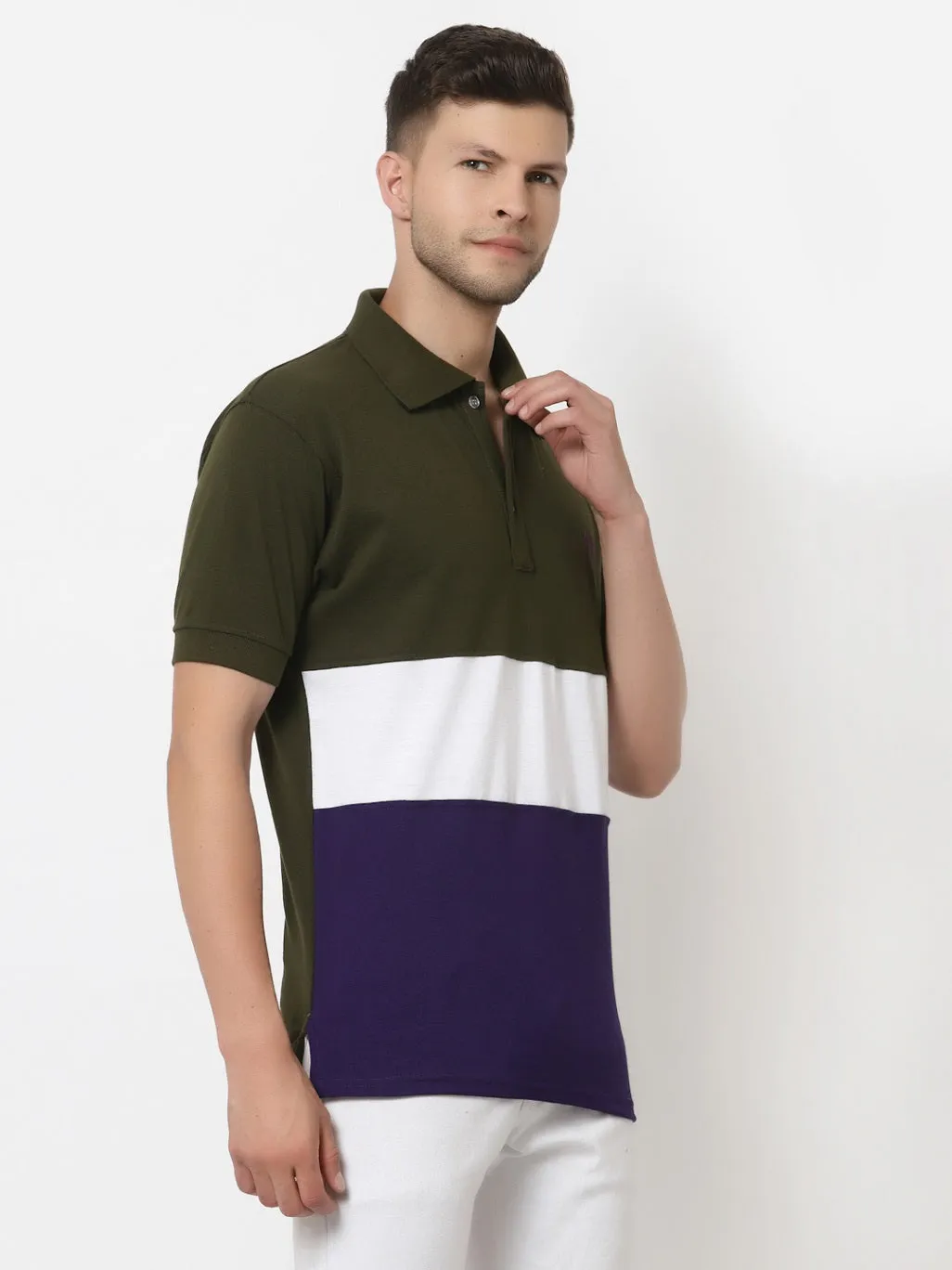 Men's Cotton Regular Fit Polo T-Shirt