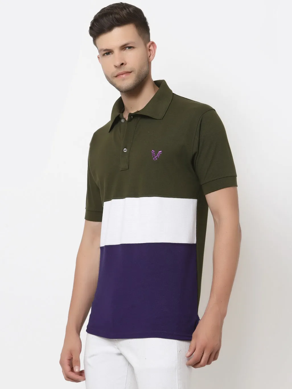 Men's Cotton Regular Fit Polo T-Shirt