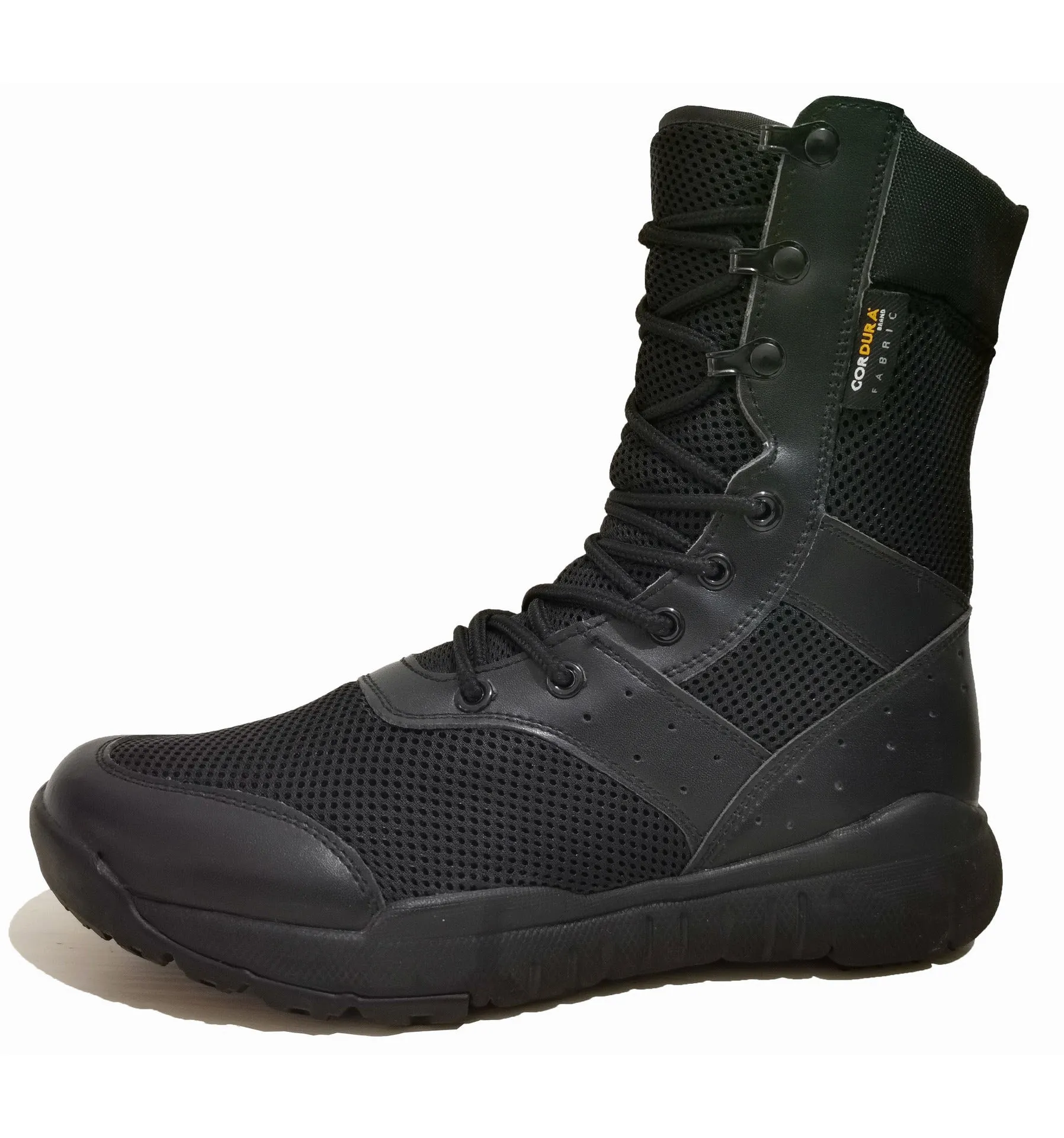 Men's khaki tactical boots outdoors hiking boots High cut military boots