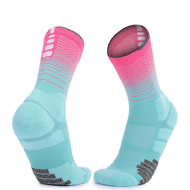 Nba Elite Basketball Socks Thickened High-Top Practical Professional Sports Socks Non-Slip Trendy Mid-Calf Socks