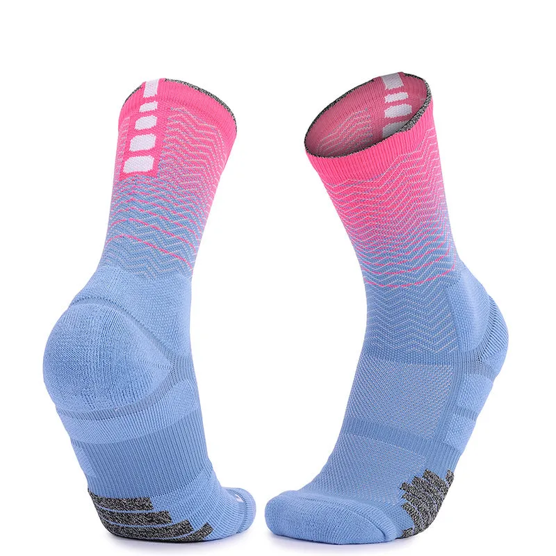 Nba Elite Basketball Socks Thickened High-Top Practical Professional Sports Socks Non-Slip Trendy Mid-Calf Socks