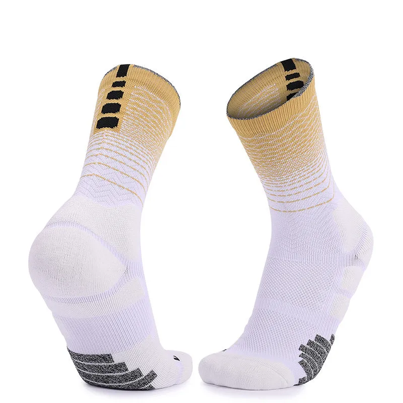 Nba Elite Basketball Socks Thickened High-Top Practical Professional Sports Socks Non-Slip Trendy Mid-Calf Socks