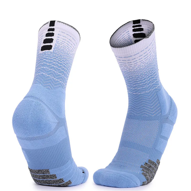 Nba Elite Basketball Socks Thickened High-Top Practical Professional Sports Socks Non-Slip Trendy Mid-Calf Socks