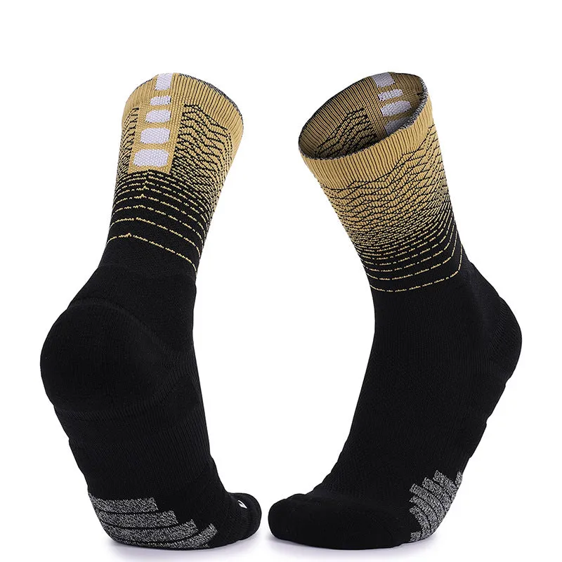 Nba Elite Basketball Socks Thickened High-Top Practical Professional Sports Socks Non-Slip Trendy Mid-Calf Socks