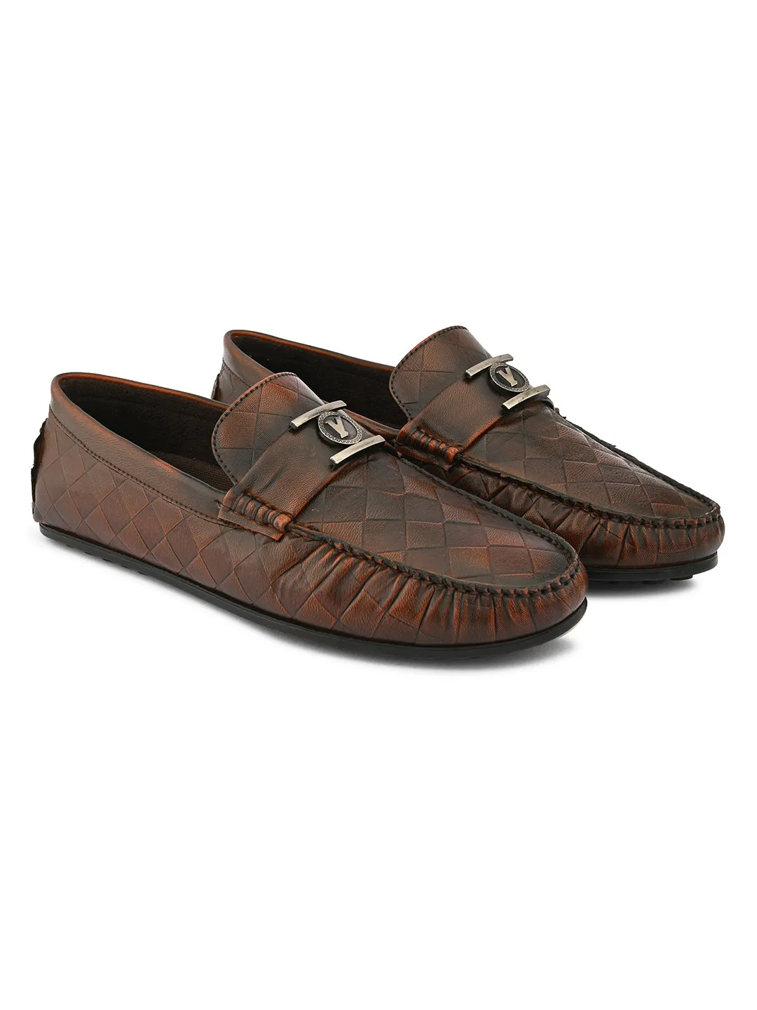 Newman Tan Driving Loafers