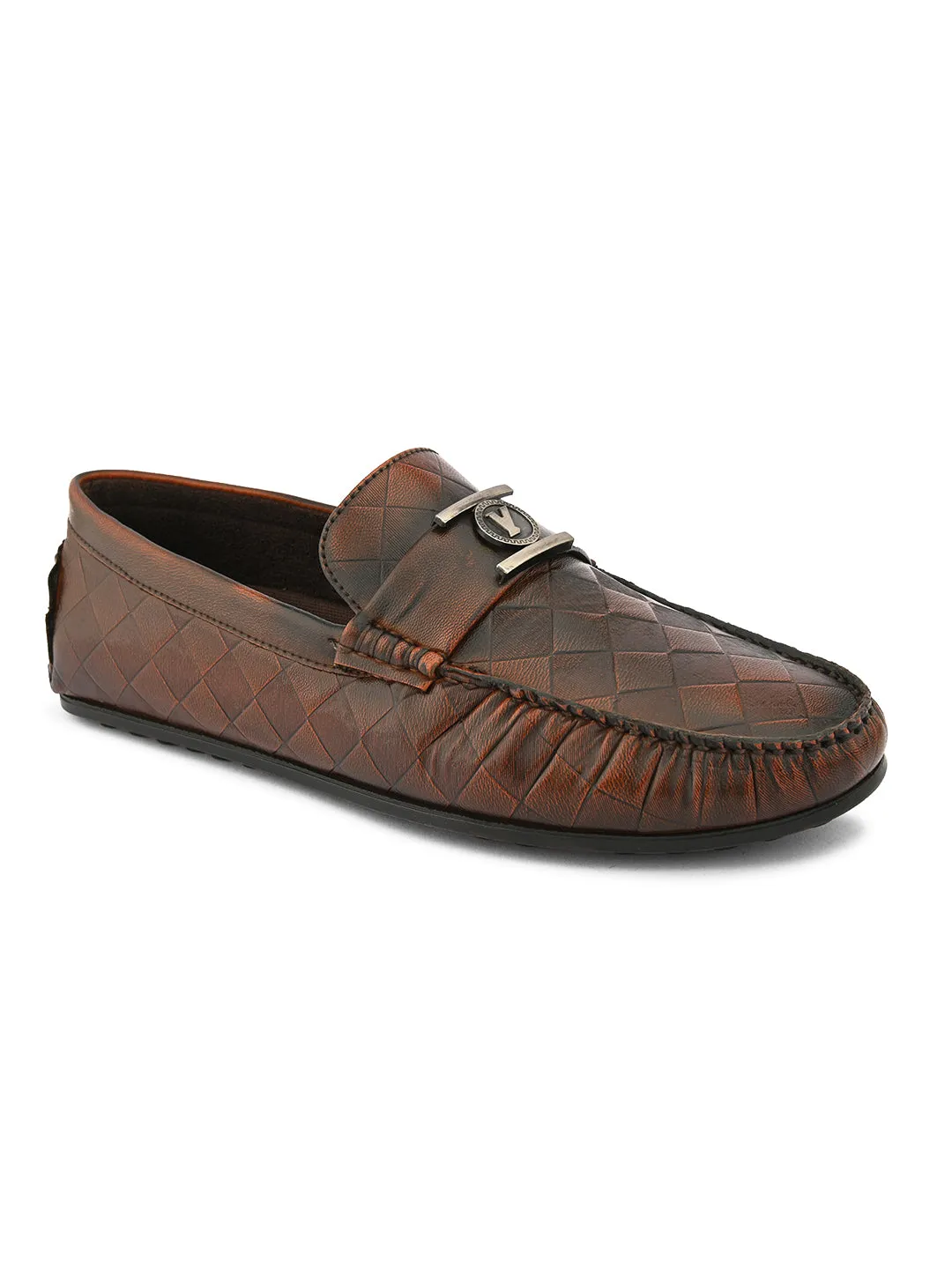 Newman Tan Driving Loafers