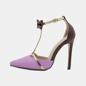 Pansy Bow Stiletto Pumps