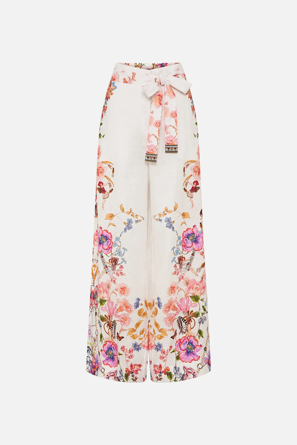 PAPERBAG WAIST WIDE LEG PANT SPIDER GIRL