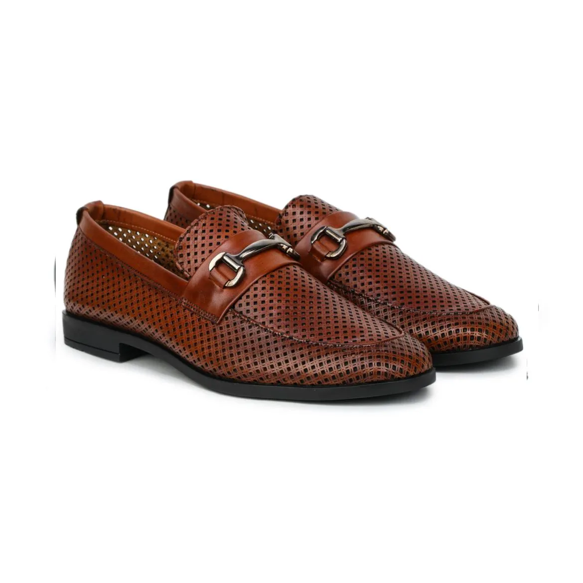 Perfectly Textured Loafers for Men- 9981